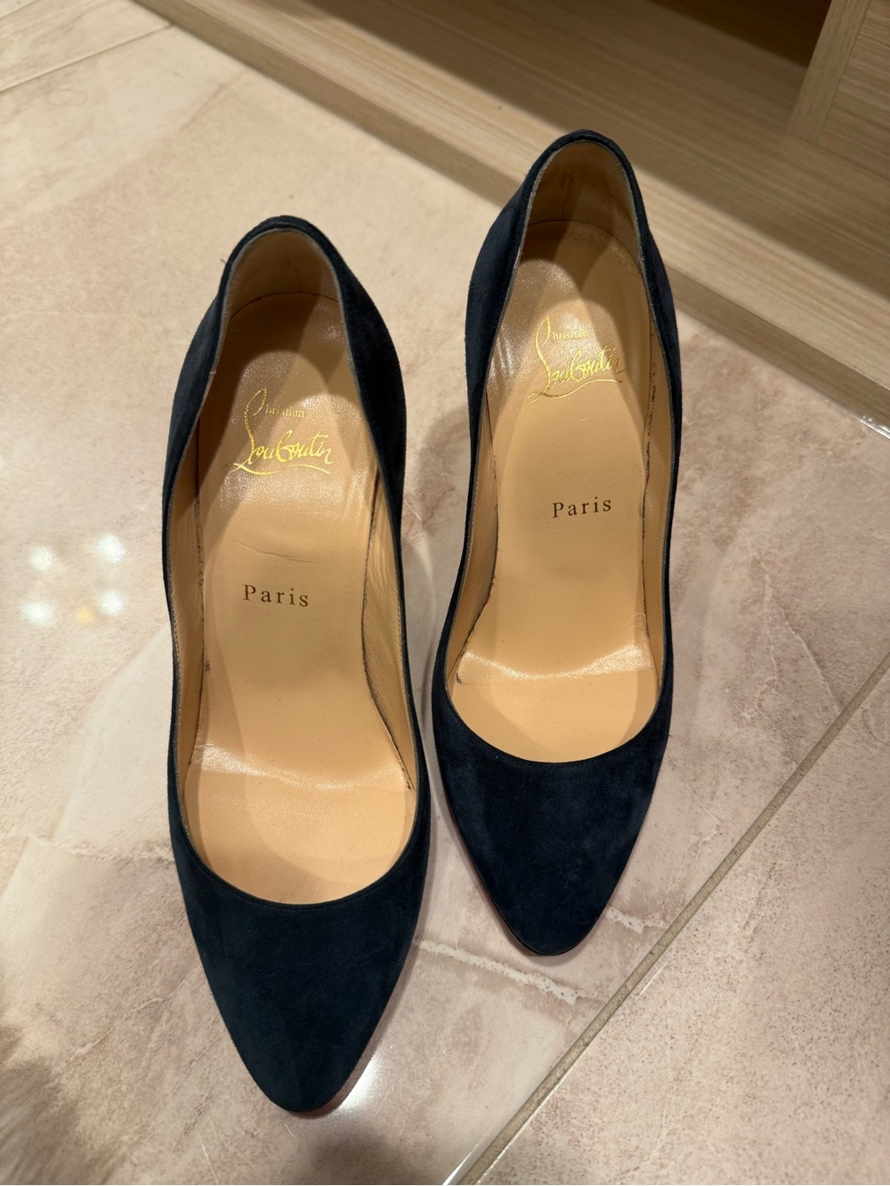Women's Christian Louboutin Eloise 100mm Suede